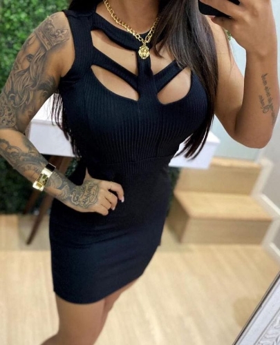 Vestido montaria trancado
