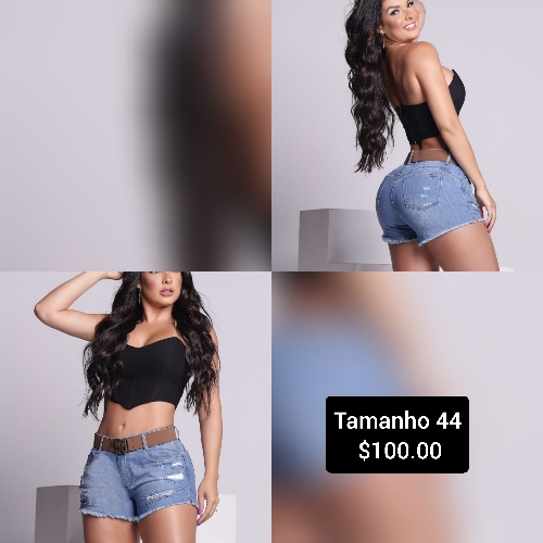 Short jeans Teoria com cinto