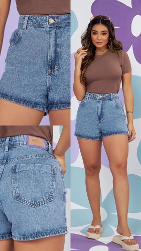 Short hot Raquel escuro