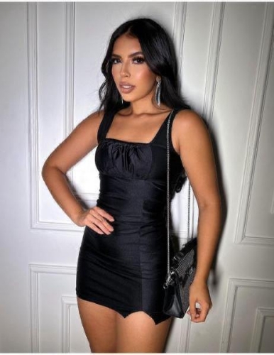 Vestido Beach Gloss sem manga