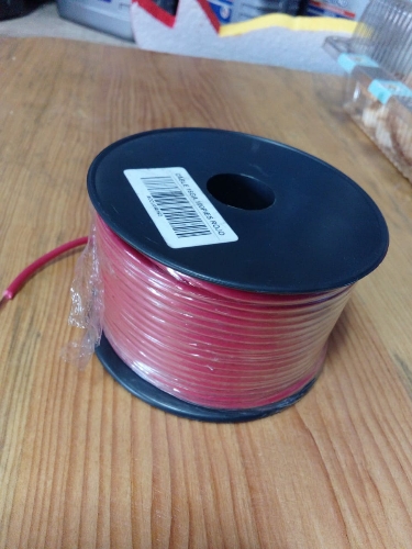 Cable eléctrico 100 pies rojo Q6 EL METRO