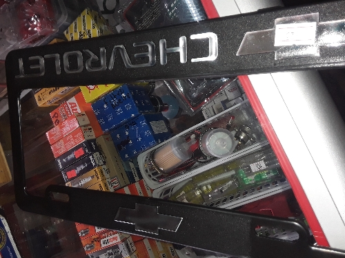 Porta placas Chevrolet