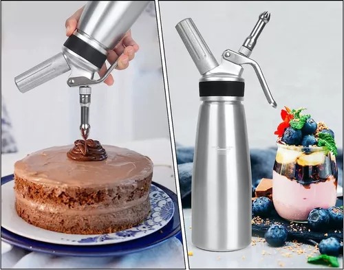 Sifon Dispensador Crema Chantilly Chantillera 500ml Aluminio