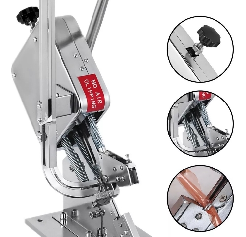 Clipadora Industrial Manual Clip Acero Inoxidable