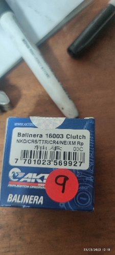 Balinera clucth akt nkd, cr4, cr5, ttr