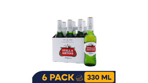 SIX PACK STELLA ARTOIS 330CC
