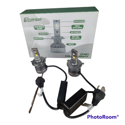 Bombillos H4 led 120w comando