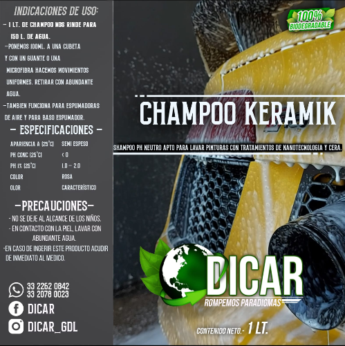 5 Lt Champoo Keramik (Shampoo neutro)