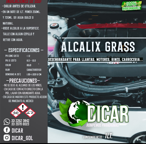 ½ Lt Alcalix Grass (Desengrasante)