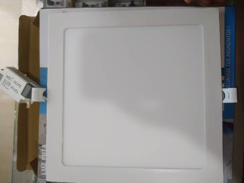 Panel LED 18 w 6400 k cuadrado incrustar