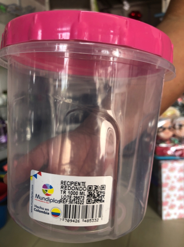 RECIPIENTE REDONDO 1000ML