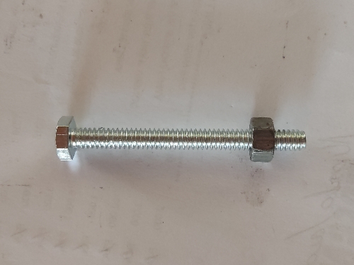 PERNO C/HEX GAL 1/4X2-1/2"