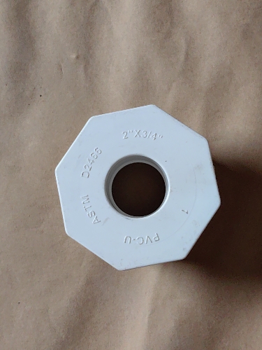REDUCTOR PVC BU 2"X3/4" SS