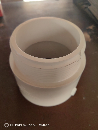 ADAPTADOR PVC MACHO 3" BLANCO