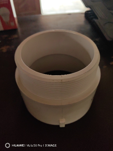 ADAPTADOR PVC MACHO 4" BLANCO