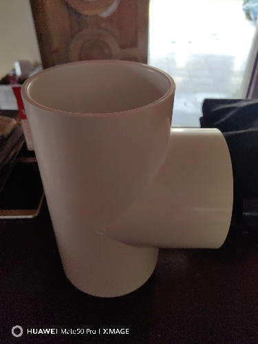 TEE PVC 4" POTABLE