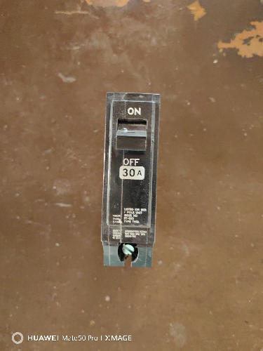BREAKER UNIPOLAR 30AMPS G.E. THQL1P30