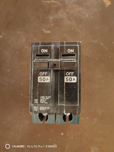 BREAKER BIPOLAR 50AMPS G.E. THQL2P50