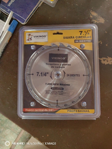 DISCO SIERRA CIRCULAR 7.1/4" 24DT VIKINGO CSB714-24