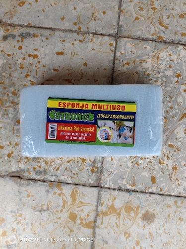 ESPONJA LAVAR MULTIUSO 18X10X4CM STRONG