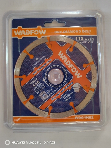 DISCO CORT/CONCRETO 4-1/2" DIAM WADFOW C1K02