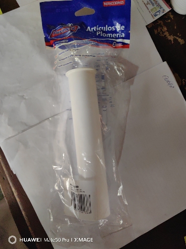 GUIA PLAST 1-1/2"X8" P/LAVAT FLEXIMATIC 2300