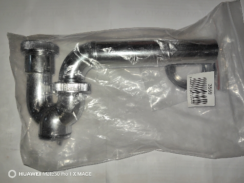 SIFON PLAST 1-1/4" SENC C/DES CP