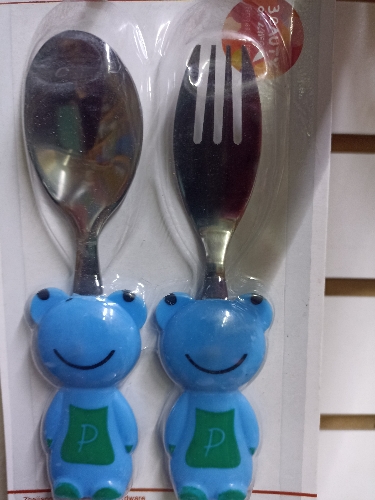 Cubiertos de niño rana