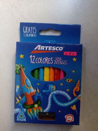Colores artesco pequeño x12