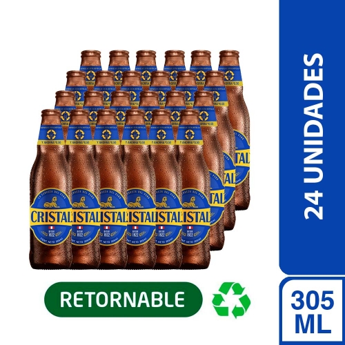 Cristal 305 ml - caja 24 Und