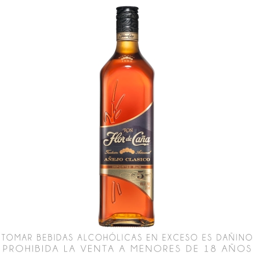 Flor de caña 5 años 375 ml