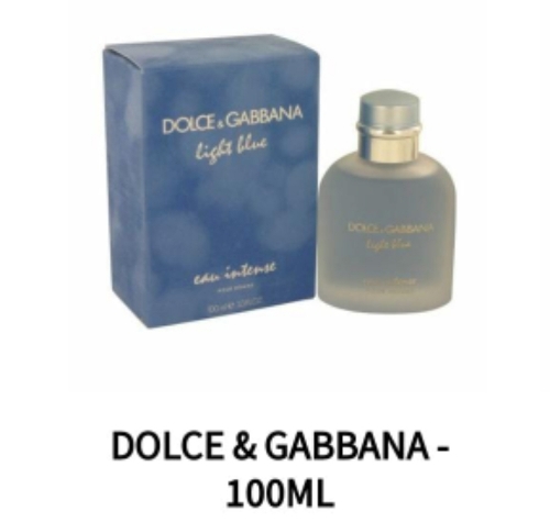 DOLCE & GABBANA, EAU INTENSE, FOR MEN EDP 3.4 OZ