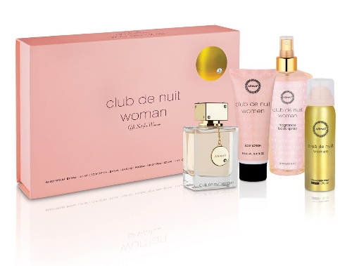 Armaf Club de Nuit for Women EDP 105 ml,  BL 100 ml, Mist 250 ml y DEO 50 ml, SET