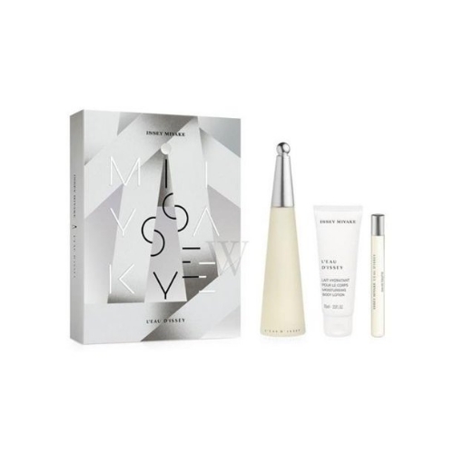 Issey Miyake L'eau d'Issey EDT 80 ml, BL 75 ml y mini 10 ml, SET