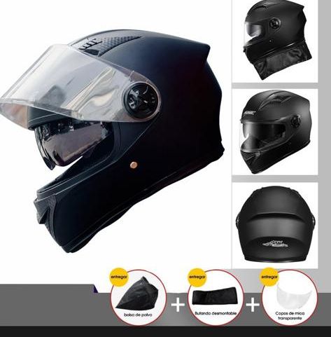 Casco negro