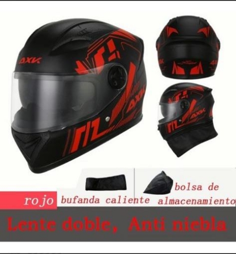 Casco rojo..