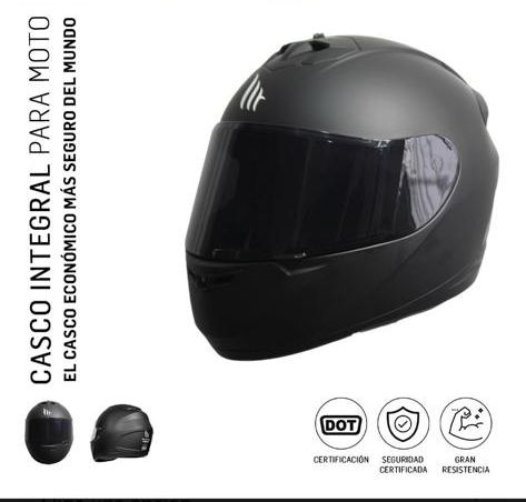 Casco negro..