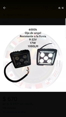 Faros Let camioneta