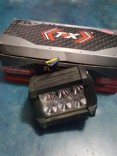 Faro 6 led cuadrado