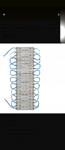 Módulo led azul c/u