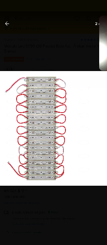Módulo led rojo c/u