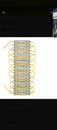 Módulo led amarilla c/u