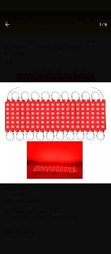 Módulo rojo c/u