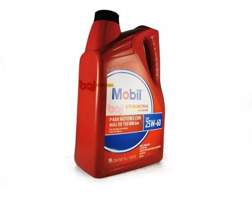 Mobil alto kilometraje SAE 25w-60(5L)