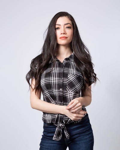 Blusa Black/white talla XL