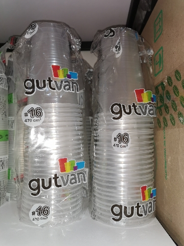 Vasos 16onz Transparentes x25