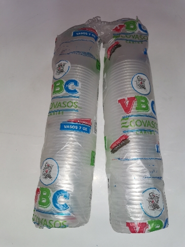 Vasos 7onz Transparentes x50