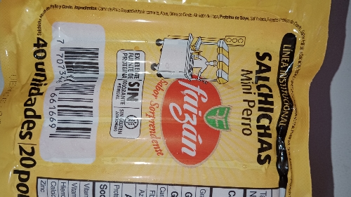 Salchichas Miniperro Faizan x40