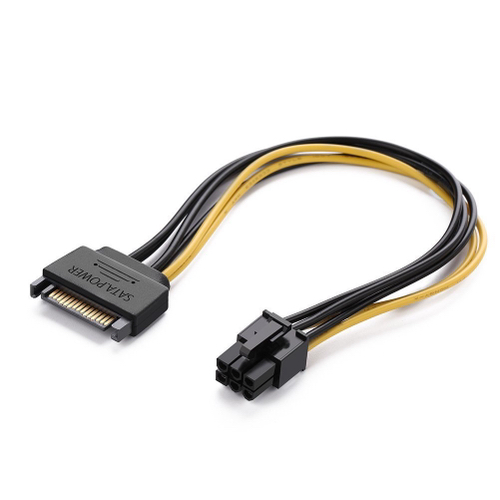 Cable adaptador Sata a 6 pines gpu