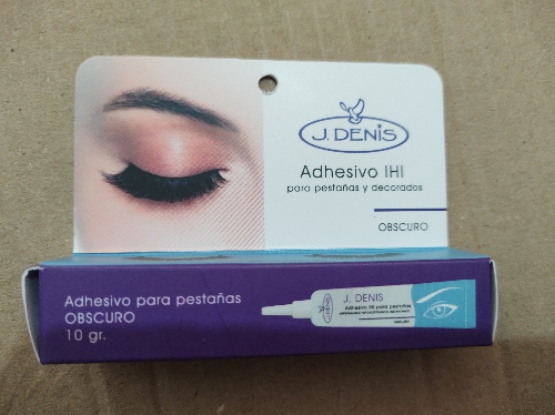 Adhesivo para pestañas oscuro jdeniss